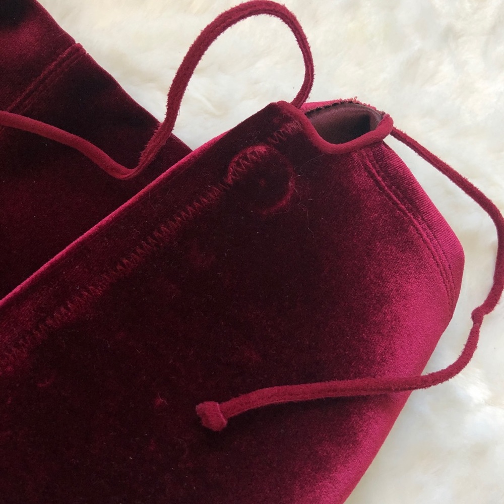 NEW Stuart Weitzman Velvet Over the Knee Boots - Picture 3 of 6
